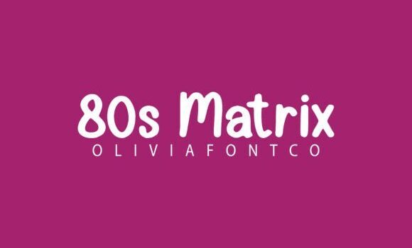 80s Matrix Font Fonts Free Download 80s Matrix Font - Featured Image