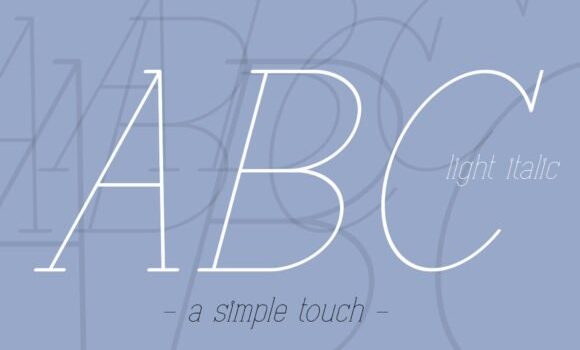 ABC Light Italic Font - Featured Image