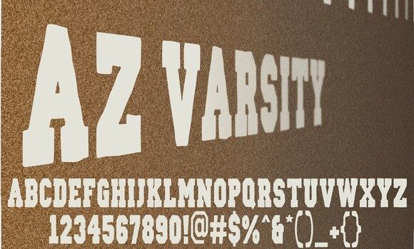 AZ Varsity Font Fonts Free Download AZ Varsity Font - Featured Image