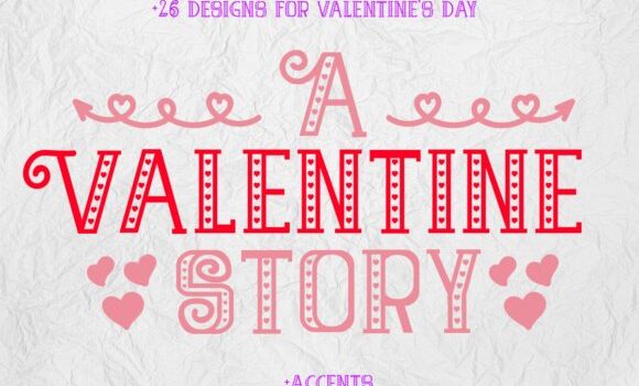 A Valentine Story Font Fonts Free Download