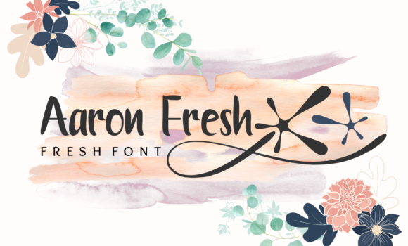 Aaron Fresh Font Fonts Free Download Aaron Fresh Font - Featured Image