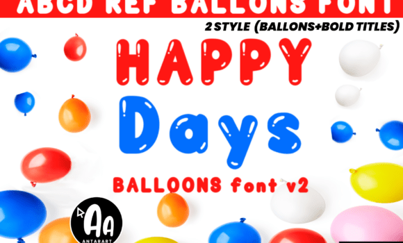 Abcd Ref Balloons Font Fonts Free Download Abcd Ref Balloons Font - Featured Image