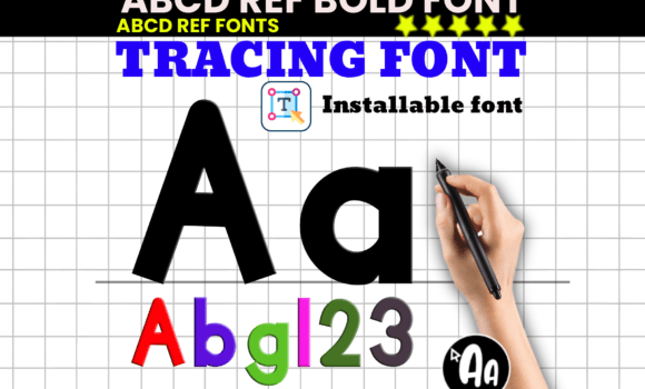Abcd Ref Bold Tracing Font Fonts Free Download Abcd Ref Bold Tracing Font - Featured Image