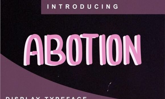Abotion Font - Featured Image