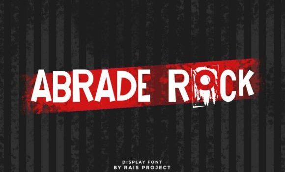Abrade Rock Font Fonts Free Download Abrade Rock Font - Featured Image