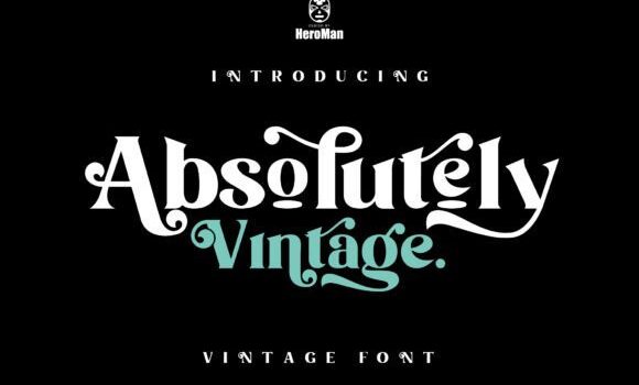 Absolutely Vintage Font Fonts Free Download Absolutely Vintage Font - Featured Image