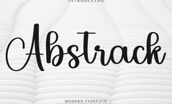 Abstrack Font - Featured Image