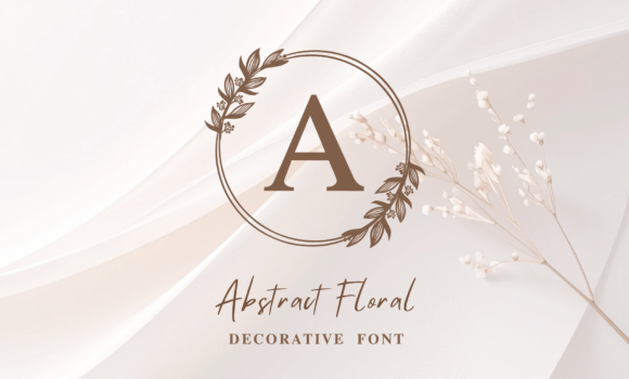 Abstract Floral Font Fonts Free Download Abstract Floral Font - Featured Image
