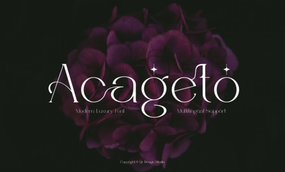 Acageto Font - Featured Image