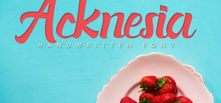 Acknesia Font Fonts Free Download Acknesia Font - Featured Image