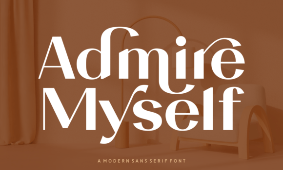 Admire Myself Font - Featured Image