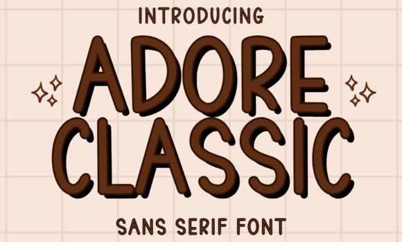 Adore Classic Font - Featured Image
