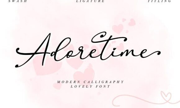 Adoretime Font Fonts Free Download