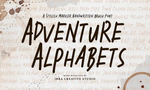 Adventure Alphabets Font - Featured Image