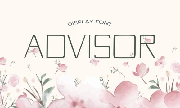 Advisor Font Fonts Free Download Advisor Font - Featured Image