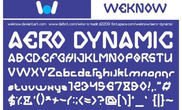 Aero Dynamic Font Fonts Free Download Aero Dynamic Font - Featured Image
