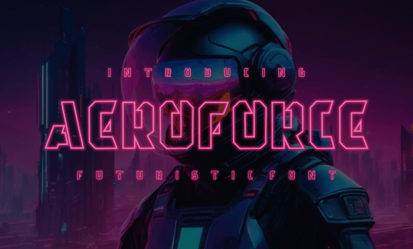 Aeroforce Font - Featured Image