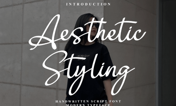 Aesthetic Styling Font - Featured Image