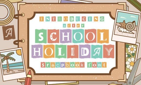 After School Holiday Font - Featured Image
