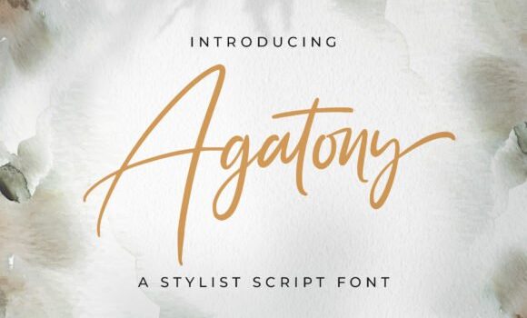 Agatony Font Fonts Free Download Agatony Font - Featured Image