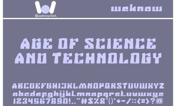 Age of Science and Technology Font Fonts Free Download Age of Science and Technology Font - Featured Image