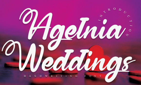 Agelnia Weddings Font Fonts Free Download Agelnia Weddings Font - Featured Image