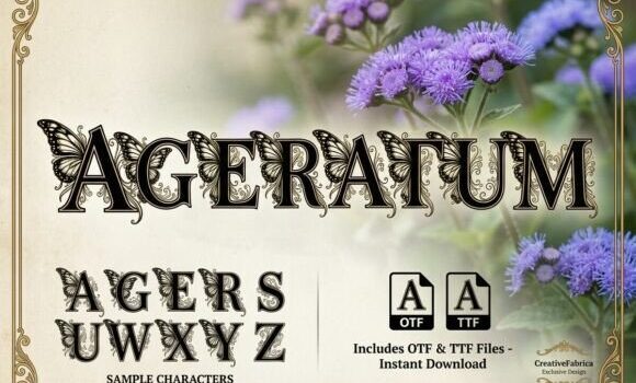 Ageratum Font - Featured Image