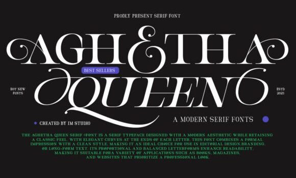 Aghetha Queen Font Fonts Free Download Aghetha Queen Font - Featured Image