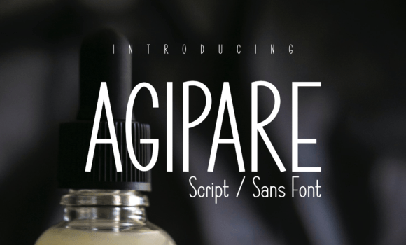 Agipare Font - Featured Image