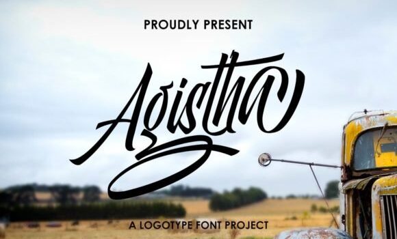 Agistha Font Fonts Free Download Agistha Font - Featured Image