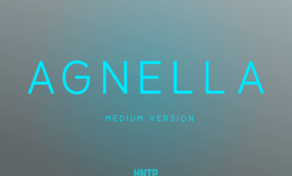 Agnella Medium Font - Featured Image