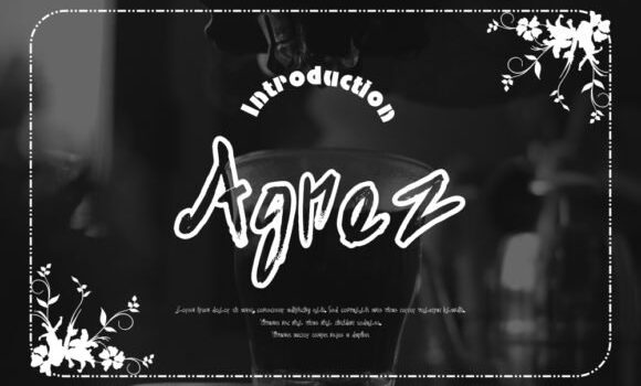 Agnez Font Fonts Free Download Agnez Font - Featured Image