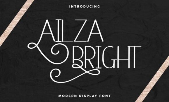 Ailza Bright Font - Featured Image