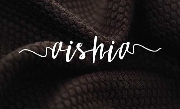 Aishia Font - Featured Image