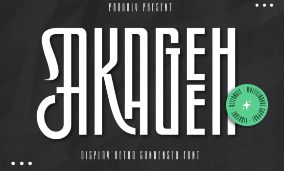 Akageeh Font - Featured Image