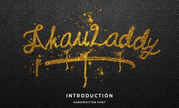 Akau Laddy Font - Featured Image