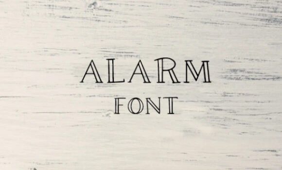 Alarm Font Fonts Free Download Alarm Font - Featured Image