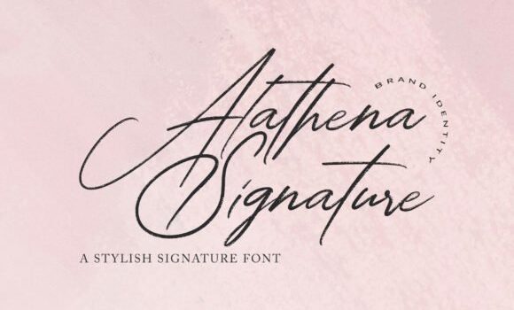 Alathena Signature Font Fonts Free Download Alathena Signature Font - Featured Image