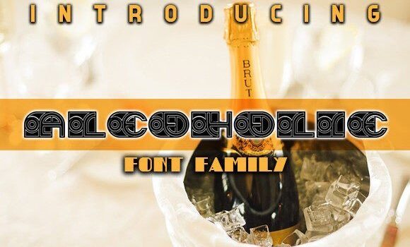 Alcoholic Font - Featured Image