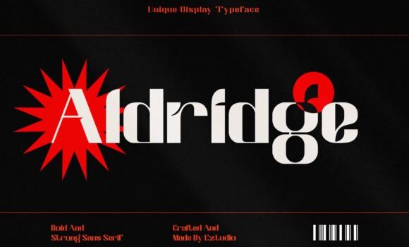Aldridge Font - Featured Image