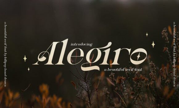 Alegiro Font - Featured Image