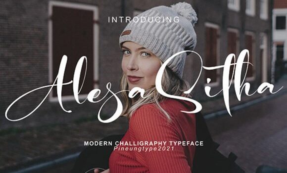 Alesa Sitha Font - Featured Image
