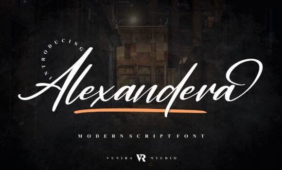 Alexandera Font - Featured Image