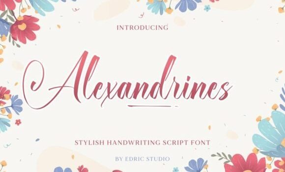 Alexandrines Font Fonts Free Download Alexandrines Font - Featured Image