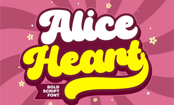 Alice Heart Font - Featured Image