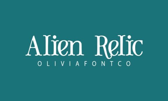 Alien Relic Font - Featured Image