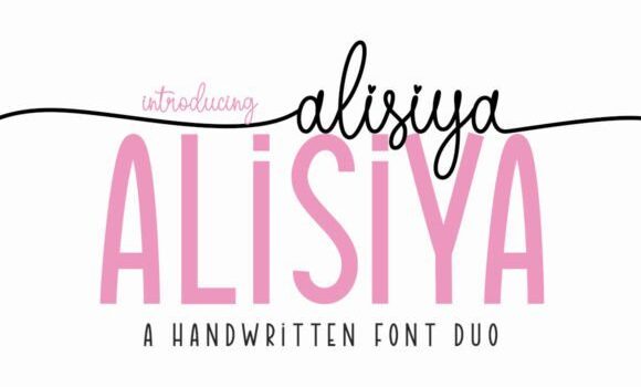 Alisiya Font Fonts Free Download Alisiya Font - Featured Image