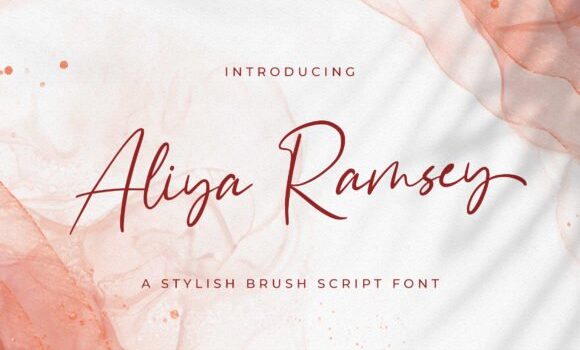 Aliya Ramsey Font - Featured Image