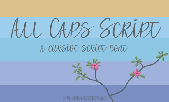 All Caps Script Font Fonts Free Download All Caps Script Font - Featured Image