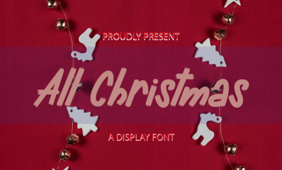 All Christmas Font - Featured Image